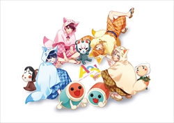 画像ギャラリー No.003のサムネイル画像 / 「太鼓の達人 イエローVer.」,「美女と野獣」やGLAYのヒット曲が初登場。「A3!」とのコラボも