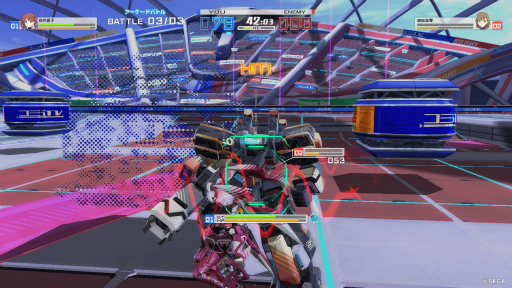 画像ギャラリー No.009のサムネイル画像 / 「とある魔術の電脳戦機（バーチャロン）」発売直前インプレッション。バーチャロンの根幹は変わらず，戦いに新たな選択肢が提示される