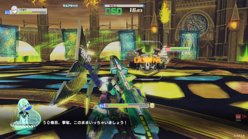 画像ギャラリー No.017のサムネイル画像 / 「とある魔術の電脳戦機（バーチャロン）」発売直前インプレッション。バーチャロンの根幹は変わらず，戦いに新たな選択肢が提示される