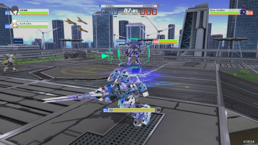 画像ギャラリー No.022のサムネイル画像 / 「とある魔術の電脳戦機（バーチャロン）」発売直前インプレッション。バーチャロンの根幹は変わらず，戦いに新たな選択肢が提示される