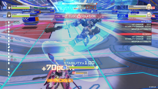 画像ギャラリー No.026のサムネイル画像 / 「とある魔術の電脳戦機（バーチャロン）」発売直前インプレッション。バーチャロンの根幹は変わらず，戦いに新たな選択肢が提示される