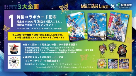 画像ギャラリー No.003のサムネイル画像 / 桜守歌織と白石 紬がスペシャルアンバサダーに。相模原市と「ミリマス」のコラボ第2弾が2月23日に開始