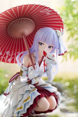 画像ギャラリー No.002のサムネイル画像 / 「ミリシタ」の「…コン♪ 白石 紬」をモチーフにした1/7スケールフィギュアが2024年5月に発売決定。通常版とLimited Editionの予約受付開始