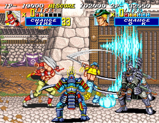 画像ギャラリー No.001のサムネイル画像 / Xbox One版「アケアカNEOGEO 戦国伝承2」が配信開始。さまざまな時代で戦うベルトスクロールアクション