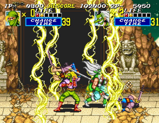 画像ギャラリー No.003のサムネイル画像 / Xbox One版「アケアカNEOGEO 戦国伝承2」が配信開始。さまざまな時代で戦うベルトスクロールアクション