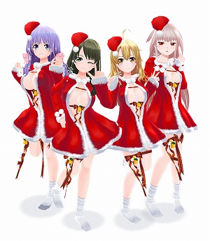 画像ギャラリー No.007のサムネイル画像 / 「ハニー×ブレイド2」,新サンタSSRが当たるガチャなどクリスマスを記念したキャンペーン後半戦を開催