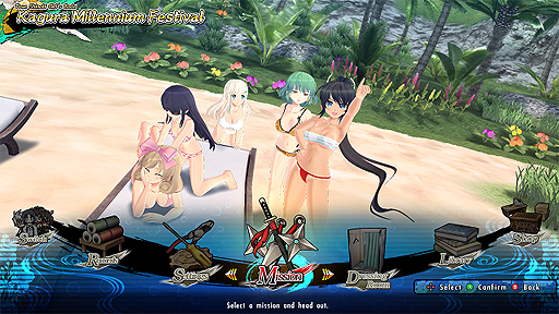 画像ギャラリー No.003のサムネイル画像 / 「閃乱カグラ ESTIVAL VERSUS」PC版の配信がSteamで本日スタート。期間中は本編が10％オフ，DLCも割引に