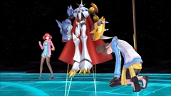 画像ギャラリー No.015のサムネイル画像 / 「デジモンストーリー サイバースルゥース ハッカーズメモリー」,白峰ノキアとパートナーのアグモン&ガブモン,テリトリー争奪クエストを紹介