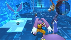 画像ギャラリー No.033のサムネイル画像 / 「デジモンストーリー サイバースルゥース ハッカーズメモリー」,白峰ノキアとパートナーのアグモン&ガブモン,テリトリー争奪クエストを紹介