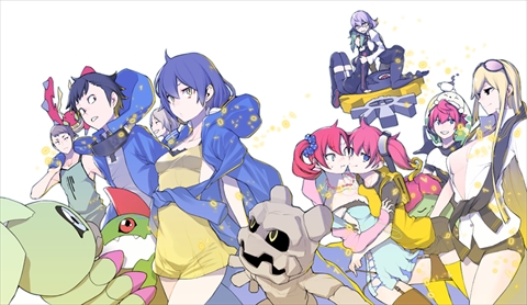 画像ギャラリー No.004のサムネイル画像 / 「デジモンストーリー CS ハッカーズメモリー」に登場する「神代悠子」と「暮海杏子」,キャラ達の“裏側”などを閲覧できる“記憶のカケラ”を紹介