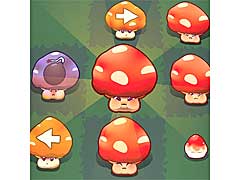 Yahoo!ゲーム　かんたんゲームで「はじけるキノコのパズル」の配信開始