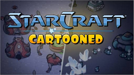 画像ギャラリー No.001のサムネイル画像 / 「StarCraft Remastered」を可愛いグラフィックスに変えてしまう「StarCraft: Cartooned」が本日リリース