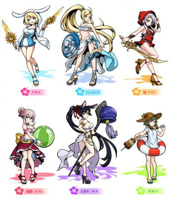 画像ギャラリー No.003のサムネイル画像 / 「エアリアルレジェンズ」，シーズン限定の水着キャラクターが登場