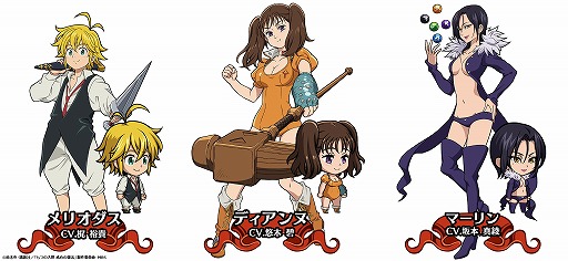 画像ギャラリー No.003のサムネイル画像 / 「エアリアルレジェンズ」,TVアニメ「七つの大罪」のメリオダスやディアンヌなどが参戦