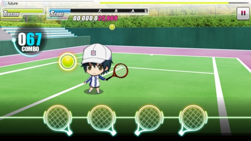 画像ギャラリー No.006のサムネイル画像 / テニプリのリズムアクションゲーム「新テニスの王子様 RisingBeat」。メインの試合を中心にプレイレポートをお届け