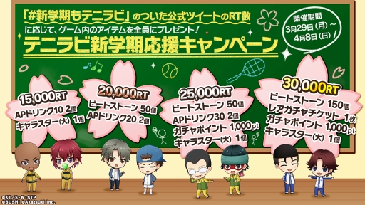 画像ギャラリー No.003のサムネイル画像 / 「新テニスの王子様 RisingBeat」,フレンド機能を実装。Twitterキャンペーンもスタート