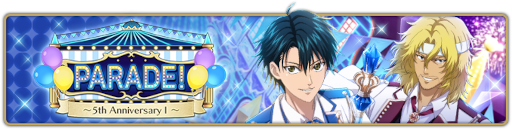 画像ギャラリー No.005のサムネイル画像 / 「新テニスの王子様 RisingBeat」“テニラビ5周年記念キャンペーン”第一弾を開催中