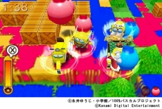 画像ギャラリー No.004のサムネイル画像 / 「100％パスカル先生 完璧ペイントボンバーズ」が本日発売。6つの大陸を冒険して，最大4人で戦う「ぬりつぶしバトル」に挑戦しよう