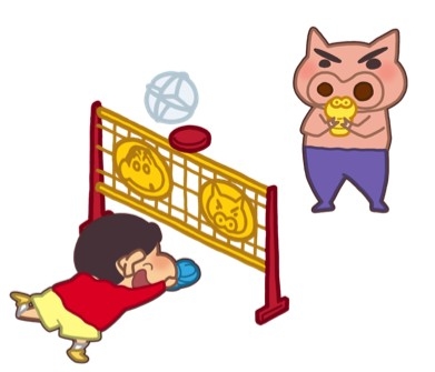 画像ギャラリー No.006のサムネイル画像 / 「クレヨンしんちゃん 一致団ケツ！かすかべシティ大開発」，玩具「クレヨンしんちゃん 対決！ぶーぶーケツミントン」との第2弾コラボを実施