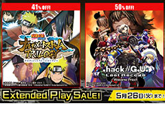 「ナルティメットストーム」シリーズが約40％オフ，「.hack//G.U. Last Recode」は半額。PS Storeでバンダイナムコ作品が割引に