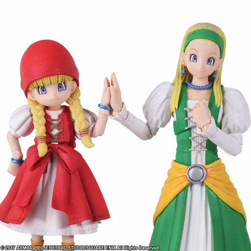 画像ギャラリー No.002のサムネイル画像 / アクションフィギュアBRING ARTSに「ドラゴンクエストXI」のベロニカとセーニャがセットで登場
