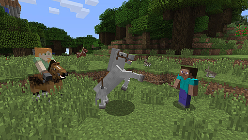 画像ギャラリー No.003のサムネイル画像 / Nintendo Switch版「Minecraft」が5月12日より配信へ。画面分割での4人プレイに対応，「スーパーマリオ マッシュアップパック」の収録も