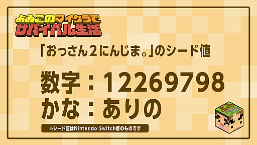 画像ギャラリー No.007のサムネイル画像 / Web番組「よゐこのマイクラでサバイバル生活」の第3回が公開。2人のサバイバル生活に進展はあるか