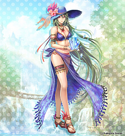 画像ギャラリー No.004のサムネイル画像 / 「ファントム オブ キル」,海上編ユニット「キル姫水着図鑑」で4人の水着キャラ情報が公開