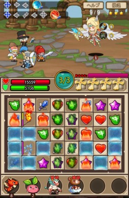 画像ギャラリー No.011のサムネイル画像 / スマホでもPCでも遊べるブラウザゲーム「クリプトアイランド〜輝石の四重奏〜」先行プレイレポート。コマンド入力による連続技スキル発動など,やり込みがいのある内容に