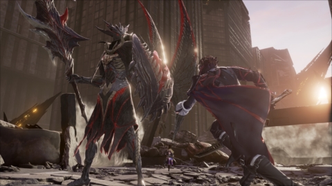 画像ギャラリー No.027のサムネイル画像 / 「CODE VEIN」の最新PVに登場した「ジャック」「エヴァ」やボスキャラ「女王の騎士」を解説。プレイヤーが使える5種類の武器の特徴も紹介