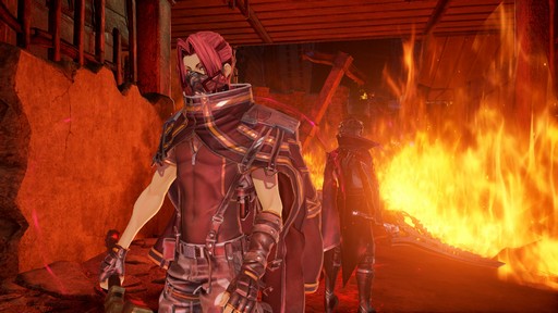 画像ギャラリー No.005のサムネイル画像 / 「CODE VEIN」，離ればなれになった仲間を探す「ヤクモ」と，絶えることのない炎に包まれたフィールド「火の降る街」の情報が公開