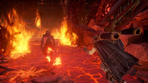 画像ギャラリー No.012のサムネイル画像 / 「CODE VEIN」，離ればなれになった仲間を探す「ヤクモ」と，絶えることのない炎に包まれたフィールド「火の降る街」の情報が公開