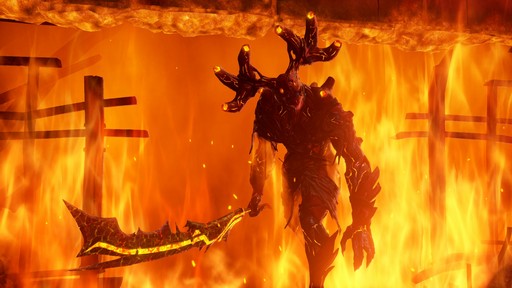 画像ギャラリー No.017のサムネイル画像 / 「CODE VEIN」，離ればなれになった仲間を探す「ヤクモ」と，絶えることのない炎に包まれたフィールド「火の降る街」の情報が公開