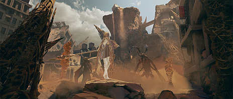 画像ギャラリー No.007のサムネイル画像 / 「CODE VEIN」の新情報公開。ジャックとエヴァの新CGイラストや,フィールド「冠砂の楼閣」などが明らかに