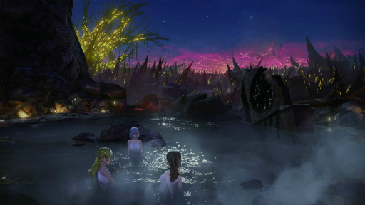 画像ギャラリー No.010のサムネイル画像 / 「CODE VEIN」登場キャラクター達が身体を癒やし，物思いに耽る“温泉”の最新ビジュアルが公開