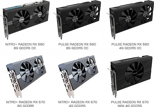 画像ギャラリー No.003のサムネイル画像 / SAPPHIREのRadeon RX 580・570搭載カード6製品が国内発売