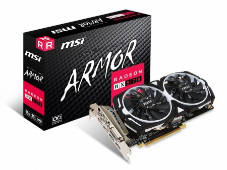 画像ギャラリー No.002のサムネイル画像 / MSI,2連ファン仕様のクーラーを搭載するRX 570カード発売