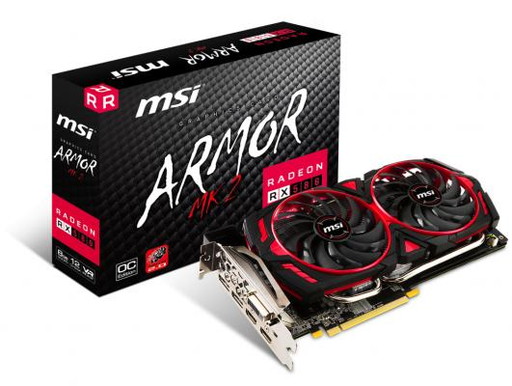 画像ギャラリー No.001のサムネイル画像 / MSIからOC仕様のRadeon RX 580搭載カードが登場。価格は5万3000円弱