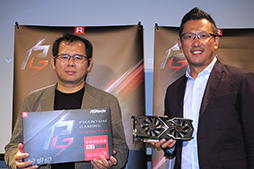 画像ギャラリー No.011のサムネイル画像 / ASRockが同社初のグラフィックスカード「Phantom Gaming」発表イベントを秋葉原で開催。他社製品よりも高クロックでの動作をアピール