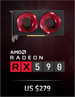 画像ギャラリー No.057のサムネイル画像 / 「Radeon RX 590」レビュー。12nmプロセス技術を採用して製造される初のPolarisはミドルクラス市場で輝けるか