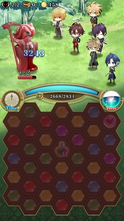 画像ギャラリー No.016のサムネイル画像 / 切ない恋とオトメイトキャラクターとの新たな物語は必見。恋愛パズルRPG「ライブラリークロスインフィニット」プレイレポート