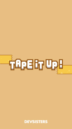 画像ギャラリー No.001のサムネイル画像 / テープを貼って貼りまくる! iOS向けアクションゲーム「Tape it Up!」を紹介する「(ほぼ)日刊スマホゲーム通信」第1405回