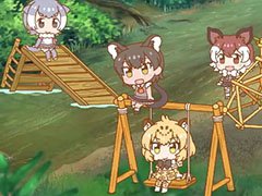 「けものフレンズぱびりおん」に新エリア「じゃんぐる」が実装。フォッサ，オカピら7人のフレンズを観察できるように