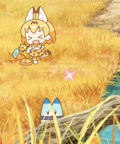 画像ギャラリー No.005のサムネイル画像 / 「けものフレンズぱびりおん」に新エリア「さばく」が実装