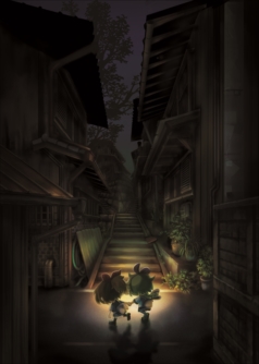 画像ギャラリー No.002のサムネイル画像 / 「夜廻」の続編「深夜廻」が8月24日にPS4/PS Vitaで発売。屋内も追加され前作の2倍以上になったステージで，2人の少女の物語が交互に展開