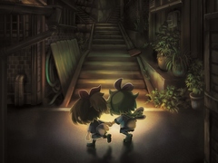 「夜廻」の続編「深夜廻」が8月24日にPS4/PS Vitaで発売。屋内も追加され前作の2倍以上になったステージで，2人の少女の物語が交互に展開