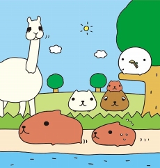 画像ギャラリー No.008のサムネイル画像 / 「クックと魔法のレシピ おかわり」,カピバラさんとのコラボを10月より開催