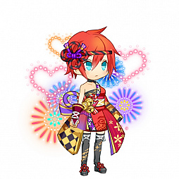 画像ギャラリー No.002のサムネイル画像 / 「アバターメイト」，イベント「納涼！真夏の花火大会」が開催