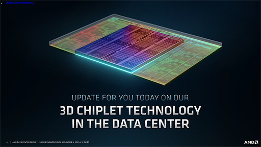 画像ギャラリー No.002のサムネイル画像 / AMD，「3D V-Cache」技術を採用した新型EPYC「Milan-X」を発表。「Zen 4」を用いた次世代CPUの概要も公開