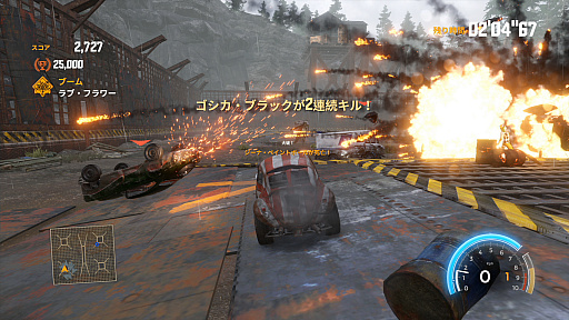 画像ギャラリー No.013のサムネイル画像 / 「FlatOut 4: Total Insanity」の日本語版が本日リリース。過激なレースやドライバーを射出する「スタント」が楽しめる本作のインプレッションをお届け